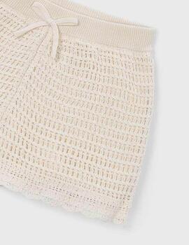 Pantalón Corto Tricot 3223 Garbanzo Mayoral Niña