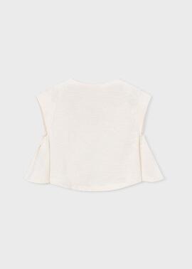 Camiseta Mayoral 3006 Hueso Para Niña