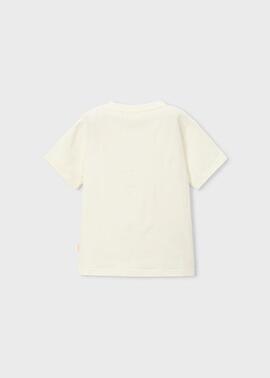 Camiseta Mayoral 3060 Nata Para Niño