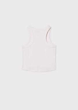 Camiseta Mayoral 6013 Hueso Para Niña