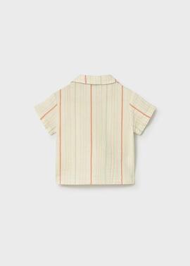 Camisa Mayoral m/c bambula Rayas 1113  Niño