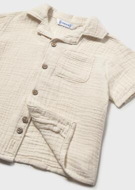 Camisa Mayoral m/c bambula Rayas 1113  Niño