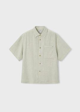 Camisa Mayoral 6179 Oliva Para Niño
