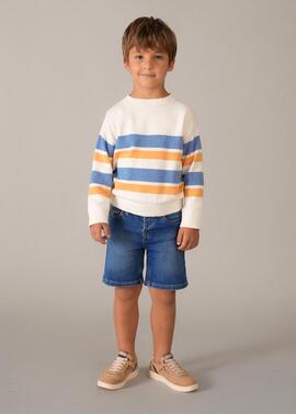 Jersey  Mayoral Rayas Peach 3378  Niño