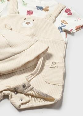 Pelele peto y gorro Mayora Garbanzo 1608 l Niño