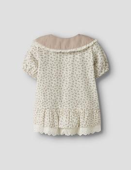Camisa Lil Atelier 13253606 Fjola Beige Para Niña