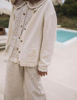 Pantalón Lil Atelier 13253612 Fjola Beige Para Niñ