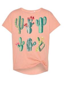Camiseta Cactus Naranja