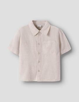 Camisa Name it 13227254 Beige Para Niño