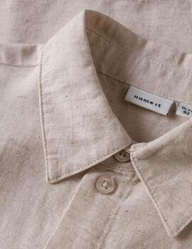 Camisa Name it 13227254 Beige Para Niño