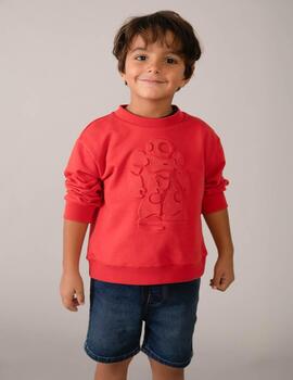 Pullover Mayoral Sin Capucha Tomate 3434 Niño