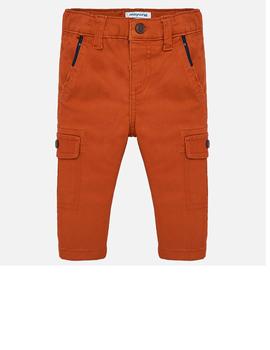 Pantalon Mayoral Cargo Naranja Para Bebe Niño