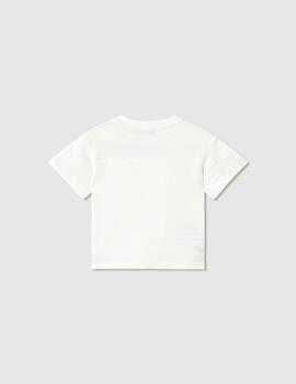 Camiseta Mayoral m/c punto estructura Nata 1003 Niño