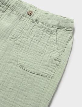 Pantalón Mayoral Bambula Matcha 1521 Niño
