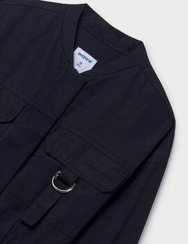 Chaqueta Hebillas Negro 6404 Mayoral Niña