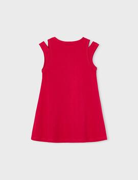 Vestido Mayoral 3938 persimón Para Niña