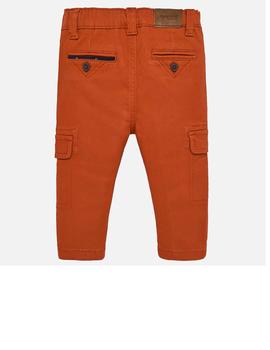 Pantalon Mayoral Cargo Naranja Para Bebe Niño