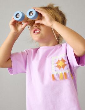 Conj. Mayoral Leggings Estampado Lilac 3727 Niña