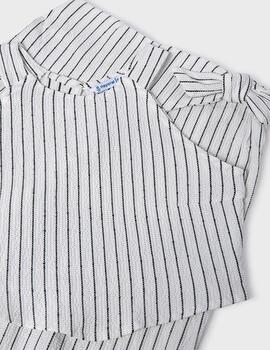 Conj. Mayoral Pantalon Largo Rayas Crd-Negro 6560