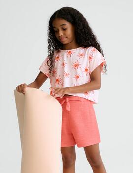 Short Mayoral 6206 Flamingo Para Niña