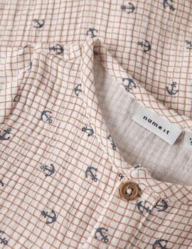 Pelele Name it 13254642 Beige Para Bebé