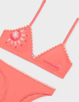 Bikini Triangulo Grafica Flamingo 6775 Mayoral Niñ