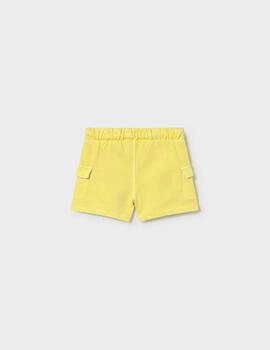 Bermuda Mayoral Felpa Deslavada Lemon 1223 Niño