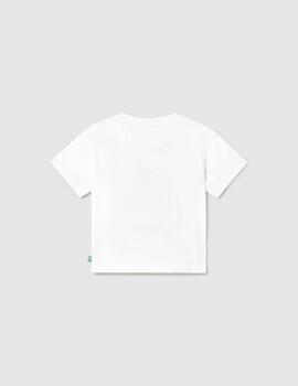 Camiseta Mayoral m/c Moto Acuatica Blanco 1015 Niñ
