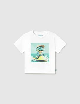 Camiseta Mayoral m/c Moto Acuatica Blanco 1015 Niñ