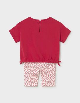 Conj. Mayoral Leggins Estampado Rojo 1753 Niña