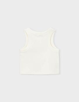 Camiseta Mayoral Tirantes Crudo 3021 Niña