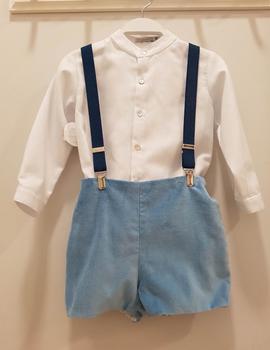 Conjunto Camisa Rayas  Tirantes Candida Bebe