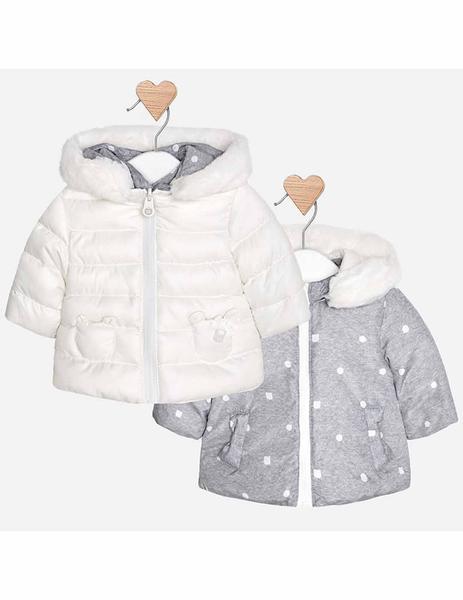 Chaqueton Reversible Unisex Bebe Niña