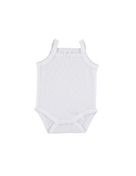 Body Mayoral Tirantes Basico Blanco Para Bebe