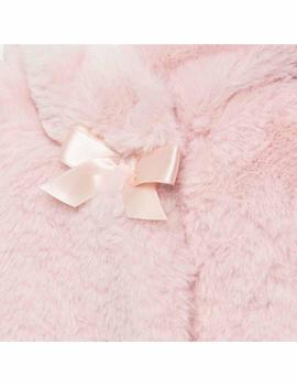    Abrigo Mayoral Pelo Rosa Para Bebe Niña