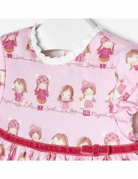 Vestido Estampado Para Bebé Niña Rosa Mayoral