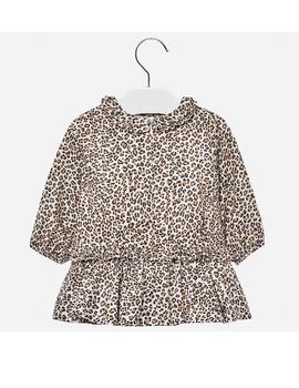 Vestido leopardo para bebé niña