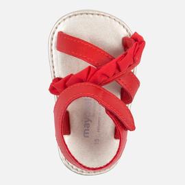 Sandalias Mayoral  Volante Roja Bebe Niña