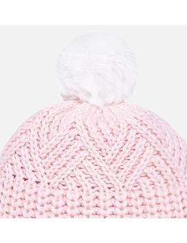 Conj. Gorro Manoplas Mayoral Rosa Para Bebe Niña