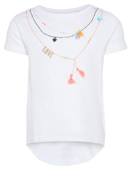 Camiseta Collar Blanca