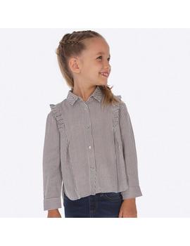 Blusa Mayoral Rayas Marino Para Niña
