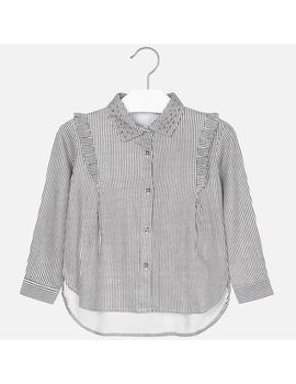Blusa Mayoral Rayas Marino Para Niña