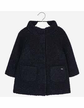 Abrigo Paño Rizo Marino Niña Mayoral