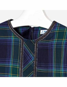 Vestido Cuadros Verde Niña Mayoral