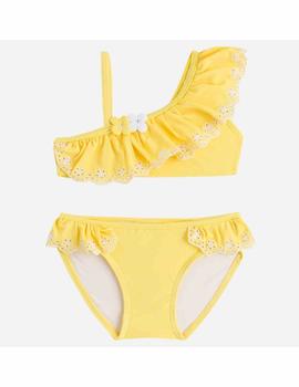 Bikini Bordado Amarillo Niña Mayoral