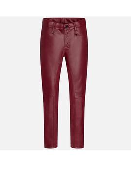 Pantalon 2025 polipiel granate