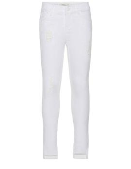 Pantalon Pitillo Blanco Niña Name