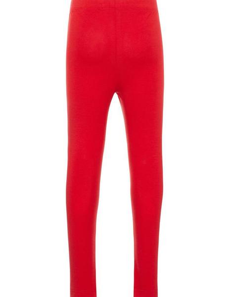 Legging para Niña Opaco Rojo