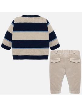 Conjunto Mayoral Pantalón Y Jersey Rayas Bebé Niño