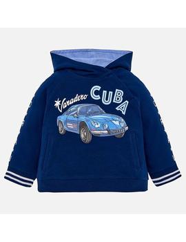 Pullover Mayoral Serigrafia Coche Azul Para Niño